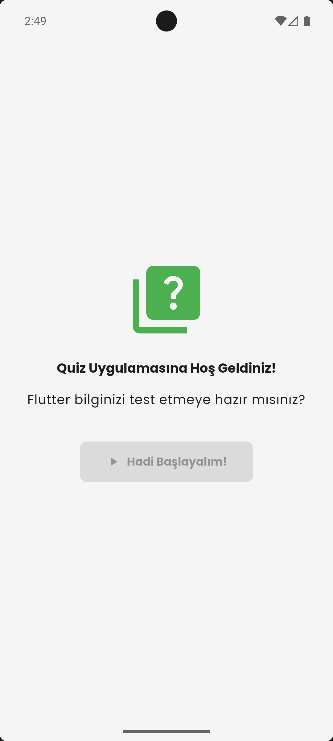 gamefied-quiz screen 1